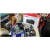 Image 1 : 2 boxes of electronics and canon printer