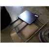 Image 2 : 3 floor polisher brushes, folding table and chair