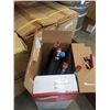 Image 2 : WOOD CARPENTERS TOOLBOX WITH DRILL BITS, BOX OF HYDRAULIC HOSES
