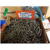 Image 2 : Box of barbed wire post Staples and 3 ton hooks