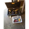 Image 2 : DeWalt tools in case with pneumatic tools fittings and conveyor belt with aluminum stand