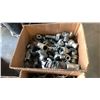 Image 2 : 2 PAILS AND BOX OF METAL CONNECTORS