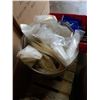 Image 2 : Cardboard barrel of plastic bags