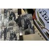 Image 8 : LOT OF SPORTS COLLECTABLES, HOCKEY CARDS, POSTCARDS, PRINT, OLYMPICS PINS