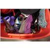 Image 2 : TOTE OF ESTATE GOODS, CORDLESS VACUUM, CAR RADIO, KIDS KARAOKE
