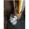 Image 3 : Cardboard barrel of plastic bags and a lot of cardboard tubes