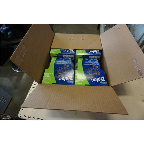 4 NEW 26 PIECE ZIPLOCK CONTAINERS