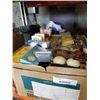Image 1 : BOX OF CANDLES AND CANDLE HOLDERS