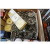 Image 7 : BOX OF CANDLES AND CANDLE HOLDERS