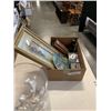 Image 3 : TRAY OF PRINTS, CORAL IN GLASS VASE, DECORATIONS