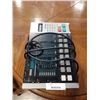 Image 1 : Korg DDD-1 DJ mixer and bag of microphones with cords