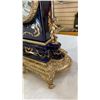 Image 10 : Eastern vase and porcelain mantle clock