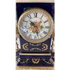 Image 9 : Eastern vase and porcelain mantle clock