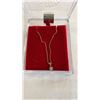 Image 3 : NECKLACE STAMPED 14K WITH PENDENT STAMPED 10K