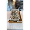 Image 1 : TOTE AND BOX OF VARIOUS JEWELLERY - MOSTLY RHINESTONE, BEADED, ETC