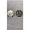 Image 4 : CANADIAN DOLLARS AND 50 CENT PIECES, AMERICAN HALF DOLLAR AND WORLD COINS
