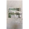 Image 1 : 4 CANADIAN CENTENNIAL DOLLAR BILLS - 2 WITH SERIAL NUMBERS