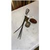 Image 1 : 3 NOVELTY BELT BUCKLES AND 2 BOLO TIES