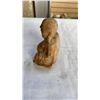 Image 15 : BRASS JESTER FACE AND PLATE, WOOD CARVED FIGURES AND SPOON
