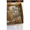 Image 1 : TRAY OF CHANDELIER PENDENTS AND PINS