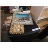 Image 1 : SHELL JEWELRY BOX AND MADE IN ITALY LIGHT UP SHADOWBOX