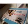 Image 2 : 3 REPRODUCTION TIN ADVERTISEMENTS - VON SAERIS GINGER WINE, BORAXINE AND AYERS CATHARTIC PILLS