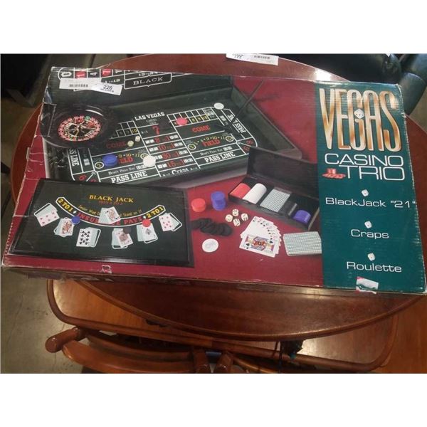 VEGAS CASINO TRIO SET