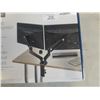Image 2 : NEW OVERSTOCK INSIGNIA DUAL DESKTOP MONITOR MOUNT - UP TO 30 INCHES