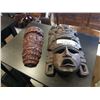 Image 1 : 2 WOODEN MASKS