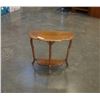 Image 1 : WOOD CARVED D TABLE