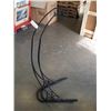 Image 4 : PAIR OF DECORATIVE METAL PLANT POT HANGERS