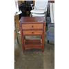 Image 1 : 2 DRAWER WOOD NIGHTSTAND