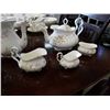 Image 4 : ROYAL ALBERT MADE IN ENGLAND HAWORTH TEA POT W/ CREAM AND SUGAR, AND COFFEE POT W/ CREAM AND SUGAR