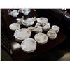 Image 1 : ROYAL ALBERT MADE IN ENGLAND HAWORTH 8 PLACE 7 PIECE DINNER SET W/ EXTRA TEA SETTING, GRAVY BOAT, 9 