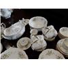 Image 2 : ROYAL ALBERT MADE IN ENGLAND HAWORTH 8 PLACE 7 PIECE DINNER SET W/ EXTRA TEA SETTING, GRAVY BOAT, 9 