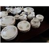 Image 3 : ROYAL ALBERT MADE IN ENGLAND HAWORTH 8 PLACE 7 PIECE DINNER SET W/ EXTRA TEA SETTING, GRAVY BOAT, 9 