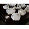 Image 4 : ROYAL ALBERT MADE IN ENGLAND HAWORTH 8 PLACE 7 PIECE DINNER SET W/ EXTRA TEA SETTING, GRAVY BOAT, 9 