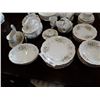 Image 5 : ROYAL ALBERT MADE IN ENGLAND HAWORTH 8 PLACE 7 PIECE DINNER SET W/ EXTRA TEA SETTING, GRAVY BOAT, 9 