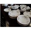 Image 8 : ROYAL ALBERT MADE IN ENGLAND HAWORTH 8 PLACE 7 PIECE DINNER SET W/ EXTRA TEA SETTING, GRAVY BOAT, 9 