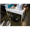 Image 1 : PAINTED WHITE VANITY WITH LIFT TOP MIRROR