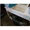Image 3 : PAINTED WHITE VANITY WITH LIFT TOP MIRROR