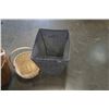 Image 2 : LAUNDRY HAMPER AND 2 WICKER BASKETS