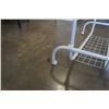 Image 5 : ROLLING CLOTHING RACK AND SMALL WALL SHELF