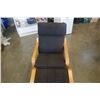 Image 3 : BENTWOOD CHAIR AND FOOTSTOOL