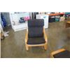 Image 4 : BENTWOOD CHAIR AND FOOTSTOOL