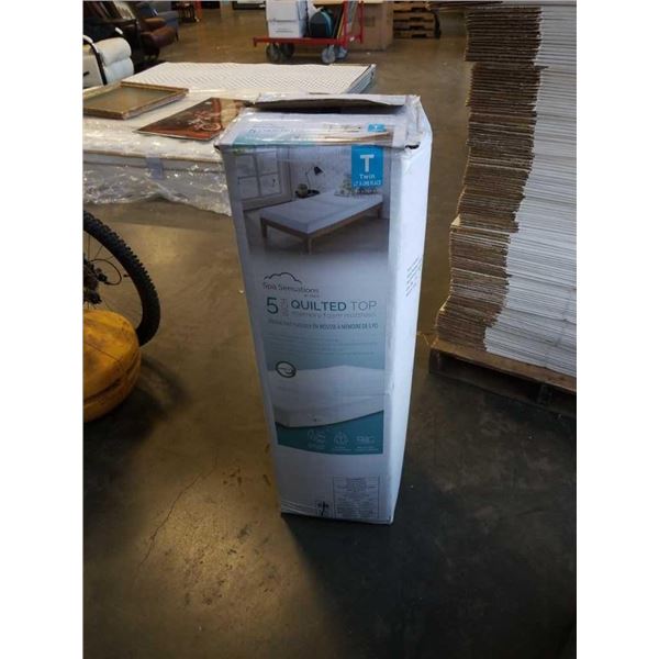Spa sensations by zinus 5 inch quilted memory top twin size Foam mattress
