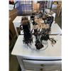Image 1 : 100 leather necklaces and retail stand