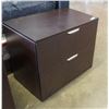 Image 1 : MODERN 2 DRAWER LATERAL FILING CABINET APPX 3 FOOT WIDE 29 INCHES TALL, 22 INCHES DEEP
