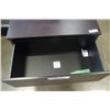 Image 2 : MODERN 2 DRAWER LATERAL FILING CABINET APPX 3 FOOT WIDE 29 INCHES TALL, 22 INCHES DEEP