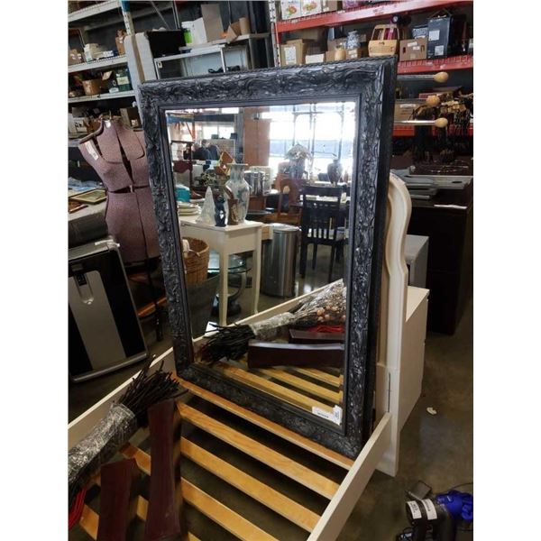 36"x48" framed bevelled mirror